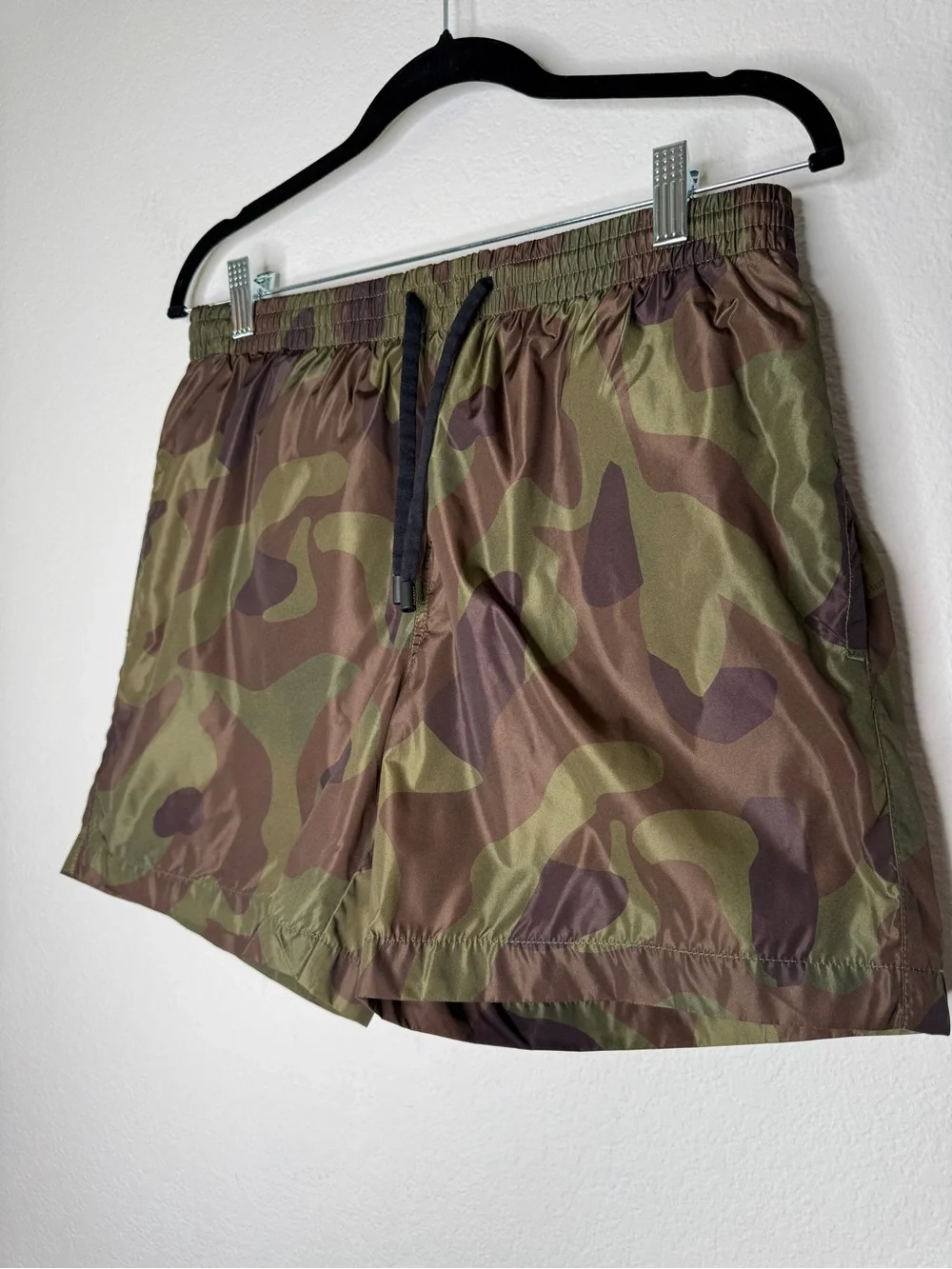 Everest Isles Camo Swim Trunks ECONYL Nylon Green Brown Size M